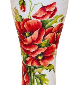 Vaza decorata cu maci