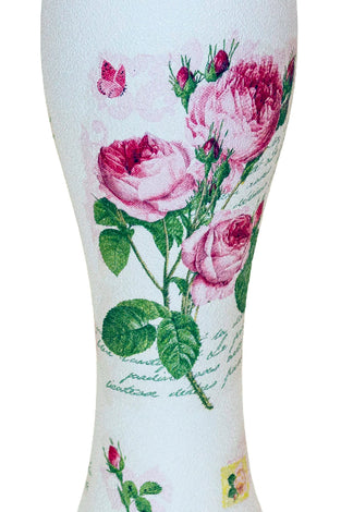 Vaza decorata cu trandafiri rosii