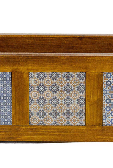 Jardiniera decorata cu faianta