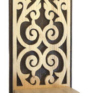 Polita ornamentala din lemn