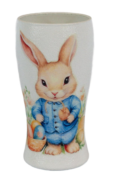 Vaza decorata cu iepuras de Paste