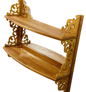 Etajera decorativa mare cu oglinda