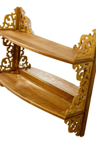 Etajera decorativa mare cu oglinda