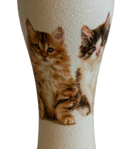 Vaza decorata cu pisicute