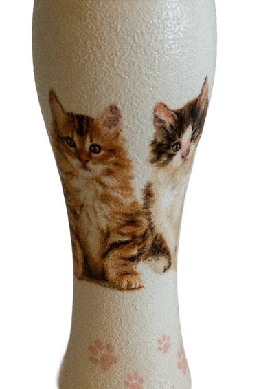 Vaza decorata cu pisicute